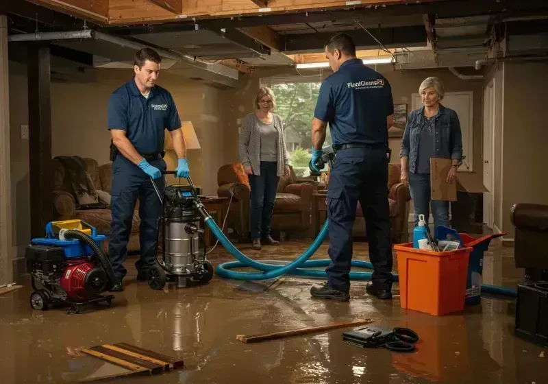 Basement Water Extraction and Removal Techniques process in Rainbow City, AL